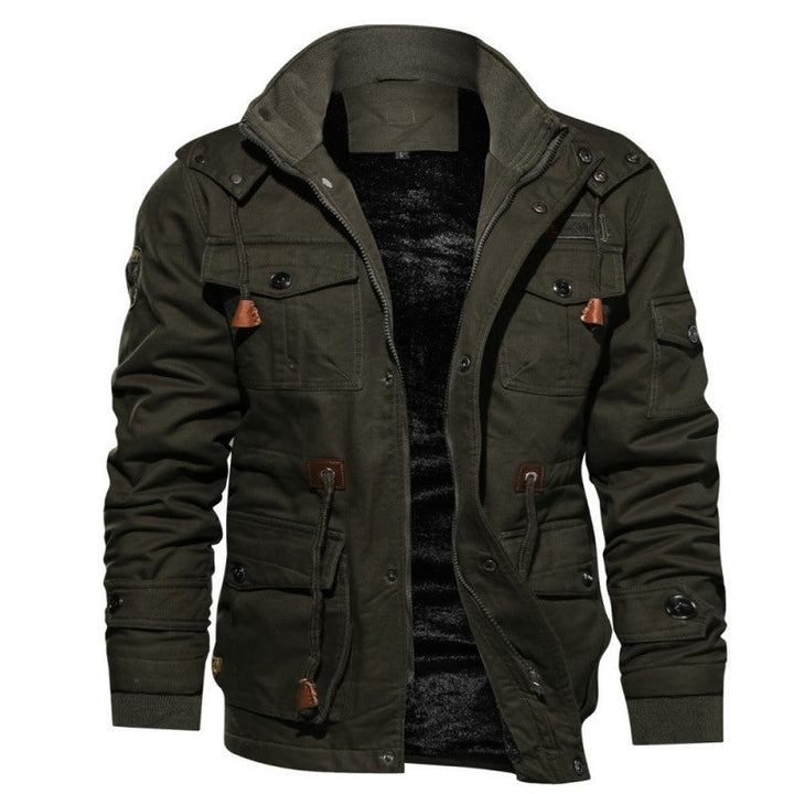 Moderne Herren Winterjacke, wasserabweisend & warm, ideal als Business-, Freizeit- oder Outdoorjacke für Männer.