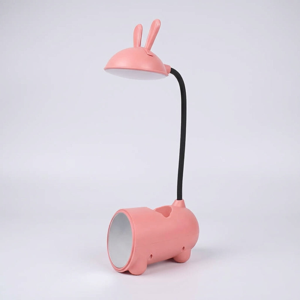 Bunniva LED-Lampe: flexible Kinderzimmerlampe mit Stifthalter, Touch-Dimmer und USB-Anschluss.
