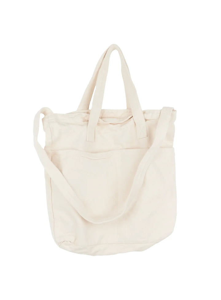 Herren Zwei-Wege Vintage Tasche aus Baumwolle; funktionales Design in Dunkelgrün für Schule und Büro.
