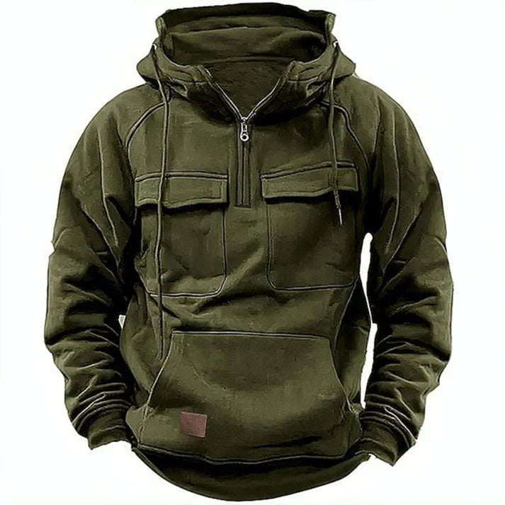 Robuste Herren Herbstjacke, wind- & wasserabweisend. Warme Winterjacke für Outdoor-Aktivitäten & Alltag.