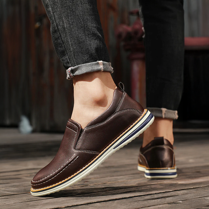 Bequeme Herren Loafer in Schwarz, perfekt als Alltagsschuhe, Büroschuhe oder Reiseschuhe. Ultimativer Komfort.