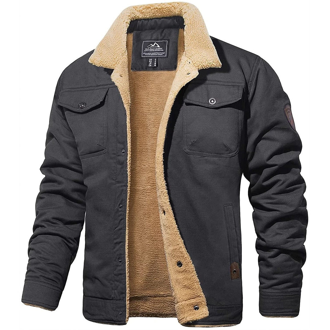 Klassische Herren Bomberjacke in Dunkelblau. Bequeme Herbstjacke für Herren, stilvoll und warm, ideal für den Alltag.