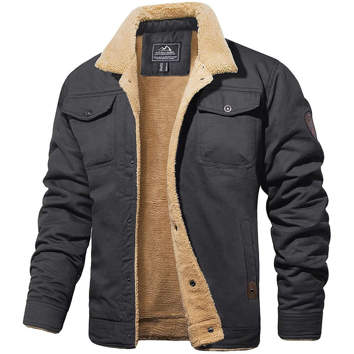 Klassische Herren Bomberjacke in Dunkelblau. Bequeme Herbstjacke für Herren, stilvoll und warm, ideal für den Alltag.