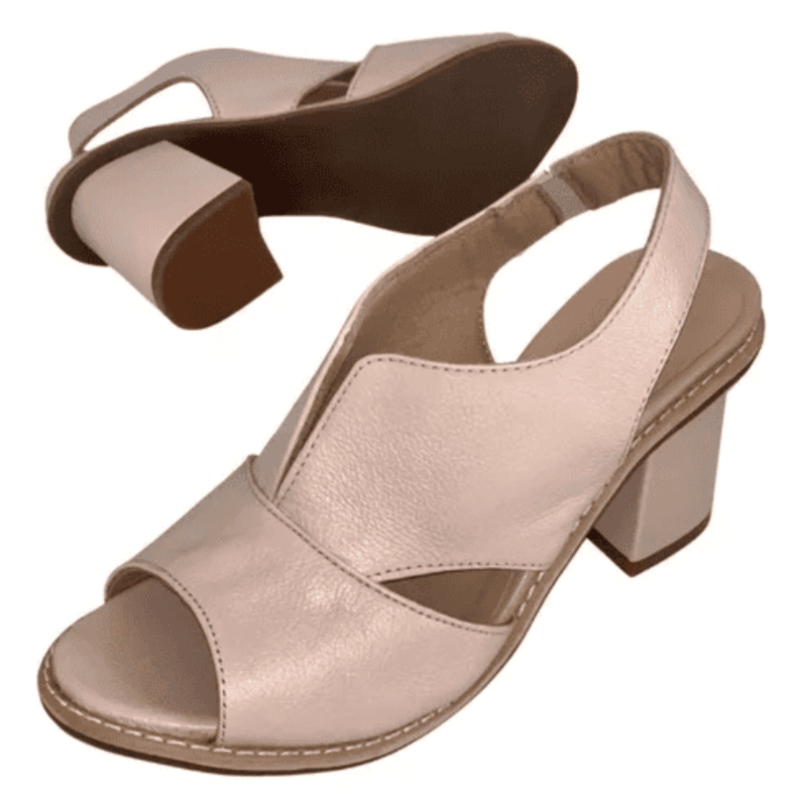 Komfortable Damensandalen Selina aus echtem Leder, ideal für Freizeit & Business Casual.