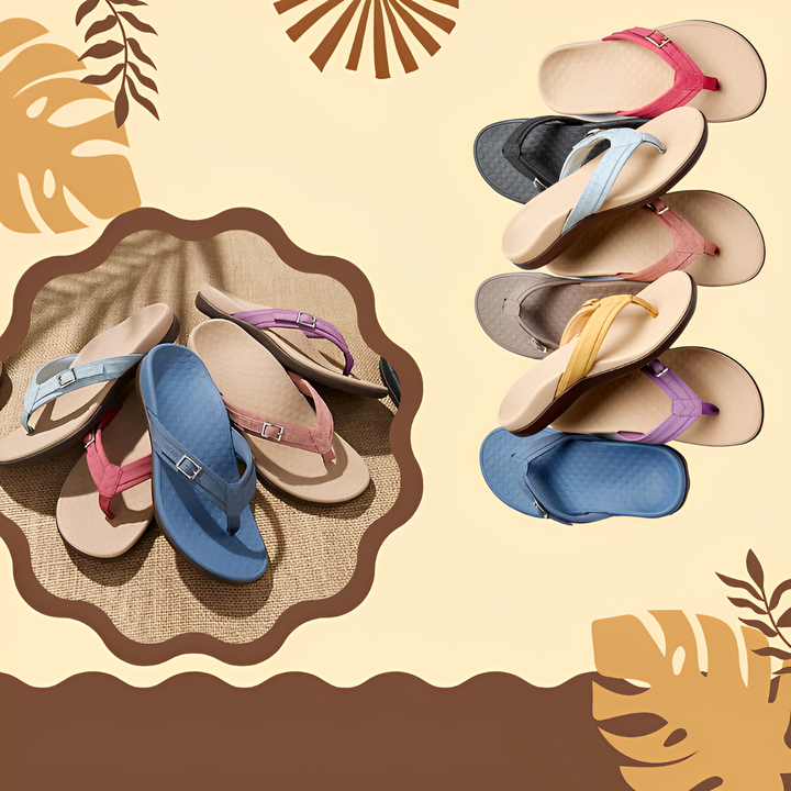 Damen Komfortschuhe: ergonomische Sandalen für Entspannung, Fußgesundheit und aktiven Sommergenuss.