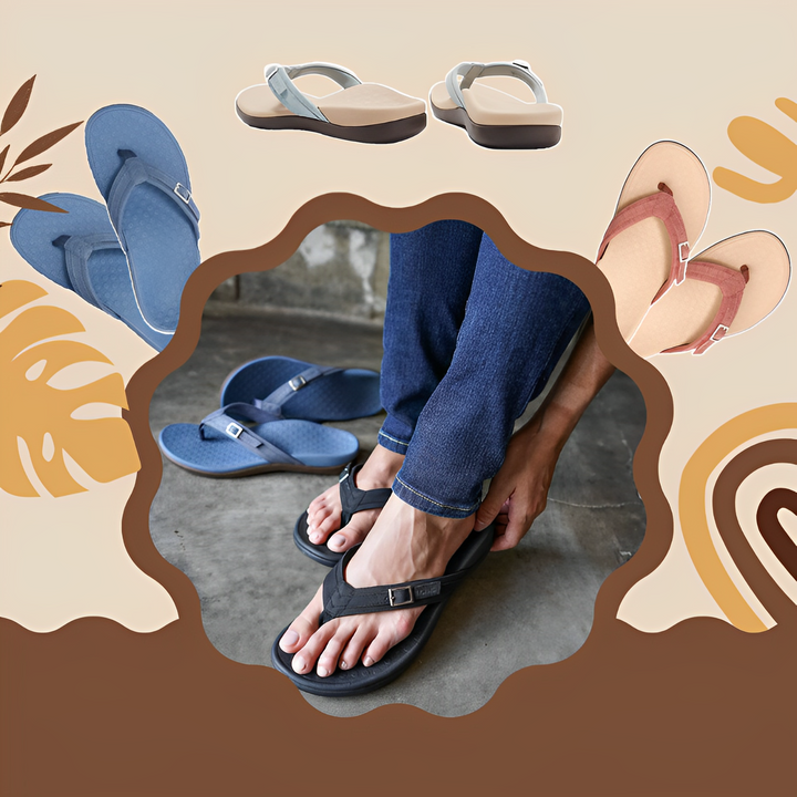 Alltagstaugliche Komfort Sandalen für Damen, ergonomisch, leicht und verstellbar für besten Halt.