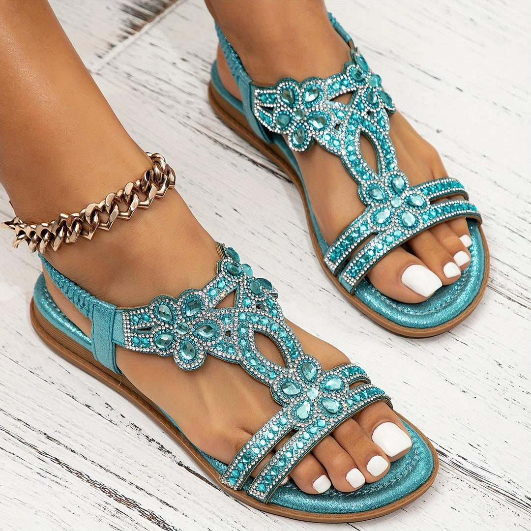 Modische Slip-On Sandalen für Damen, ideale Sommersandalen im Bohemian-Stil.