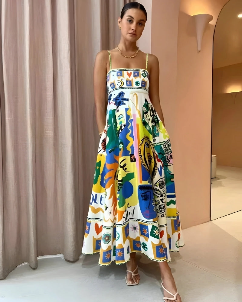 Luftiges Damen Sommerkleid mit entspanntem Schnitt & stilvoller, strukturierter Oberfläche, ideal für Freizeit & Komfort.