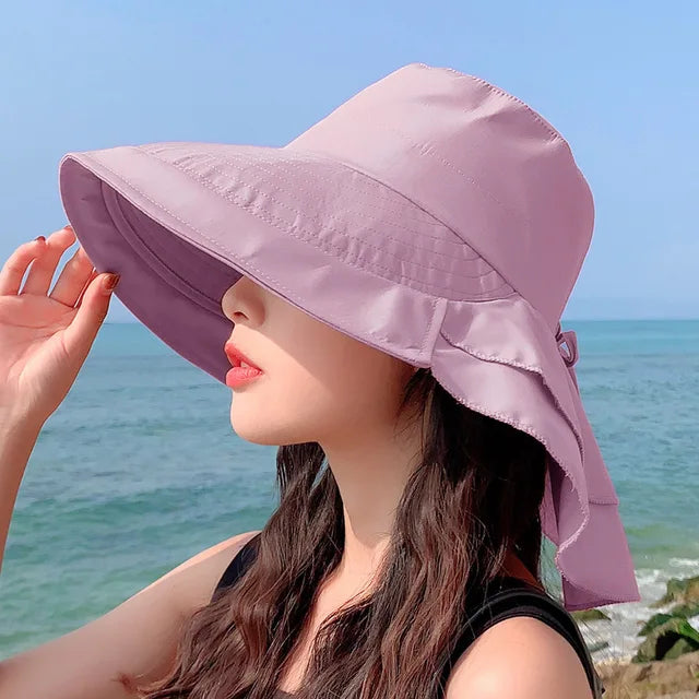 Stylischer Damen-Sonnenhut Celeste mit breiter Krempe bietet optimalen UV-Schutz. Dein Must-have für sonnige Tage.