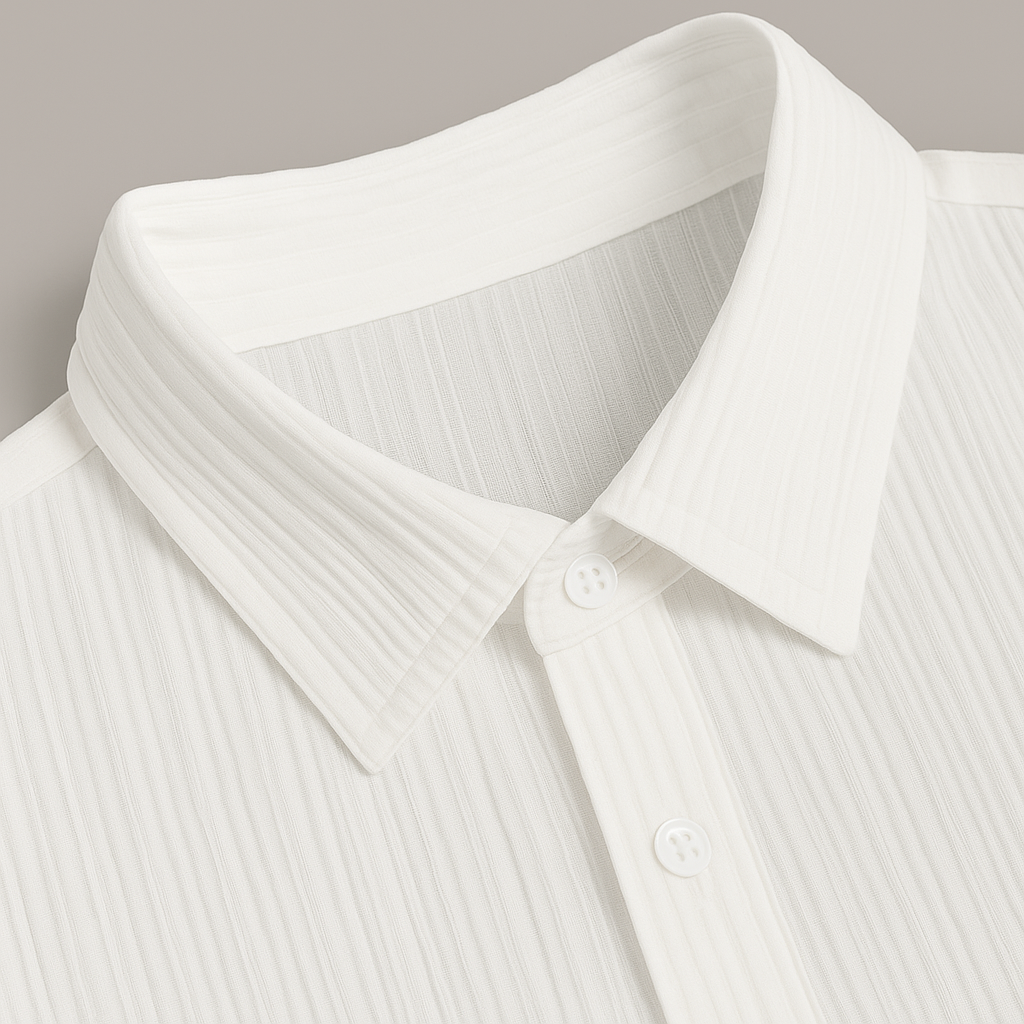 Komfortables Herren Casual Zweiteiler Set mit Kurzarm. Vielseitige Freizeitkleidung für Sommer.