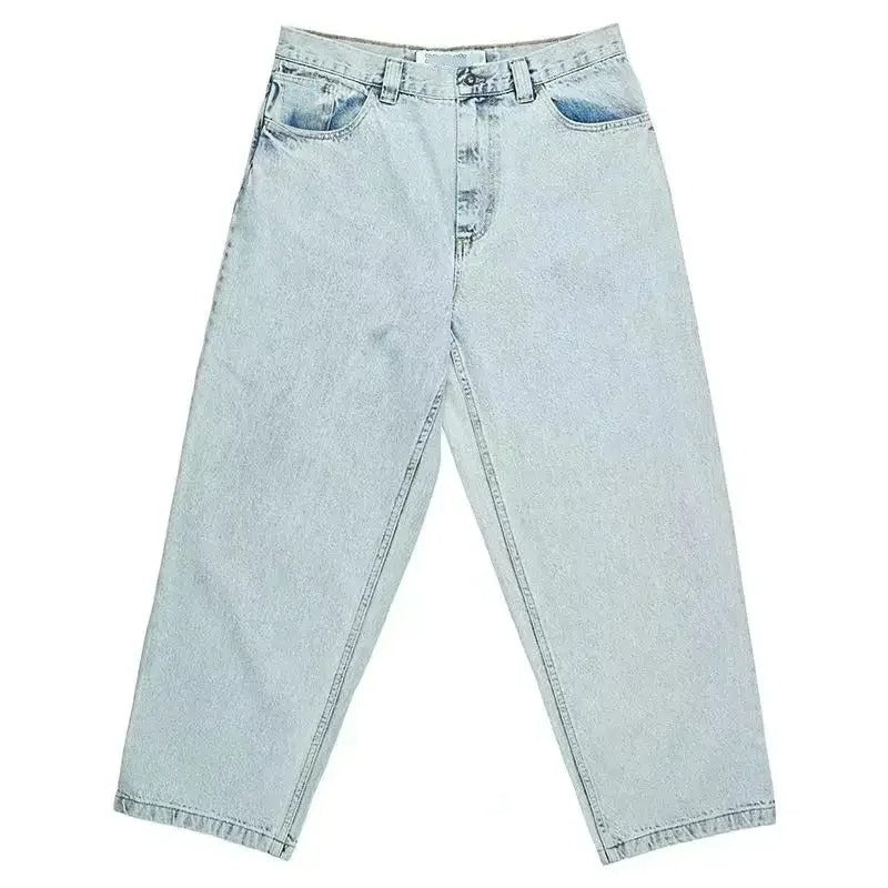 Bequeme und lockere Herren Oversized Jeans, weite Denim Hose im authentischen Skate-Stil für Streetwear-Fans.