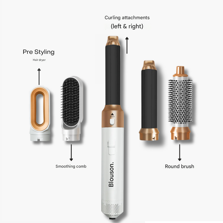 Aeréa Haarstyler: Luftgesteuerter Lockenstab für perfekte Wellen und Glätteisen für seidig glattes Damenhaar.
