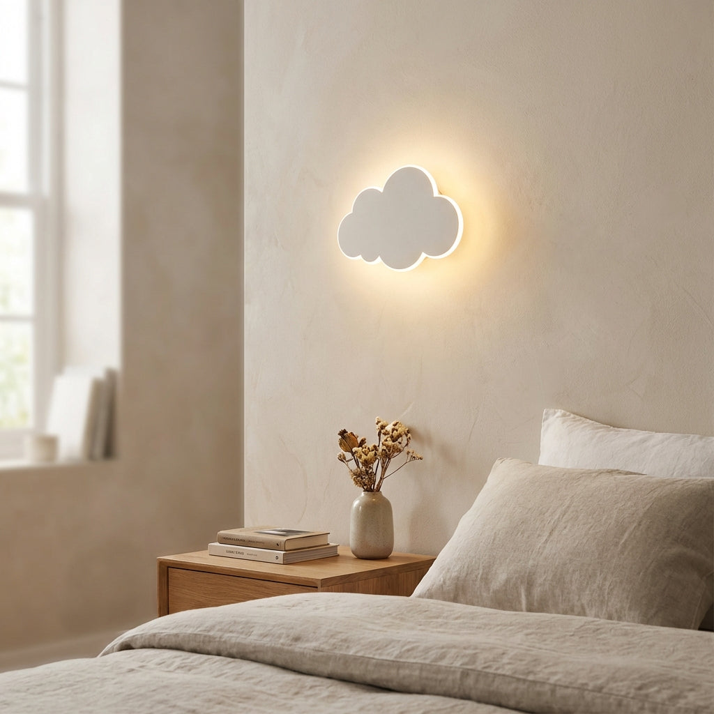 Dimmbare Wolken-Wandleuchte Nebulace. Sanftes LED-Licht für Kinderzimmer & Schlafzimmer. Modernes Stimmungslicht.
