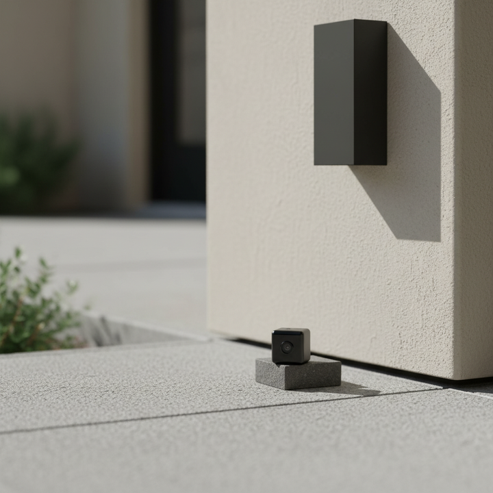 Kabellose Mini Überwachungskamera ClearCube mit Nachtsicht und Bewegungssensor für Haus- & Büroüberwachung.