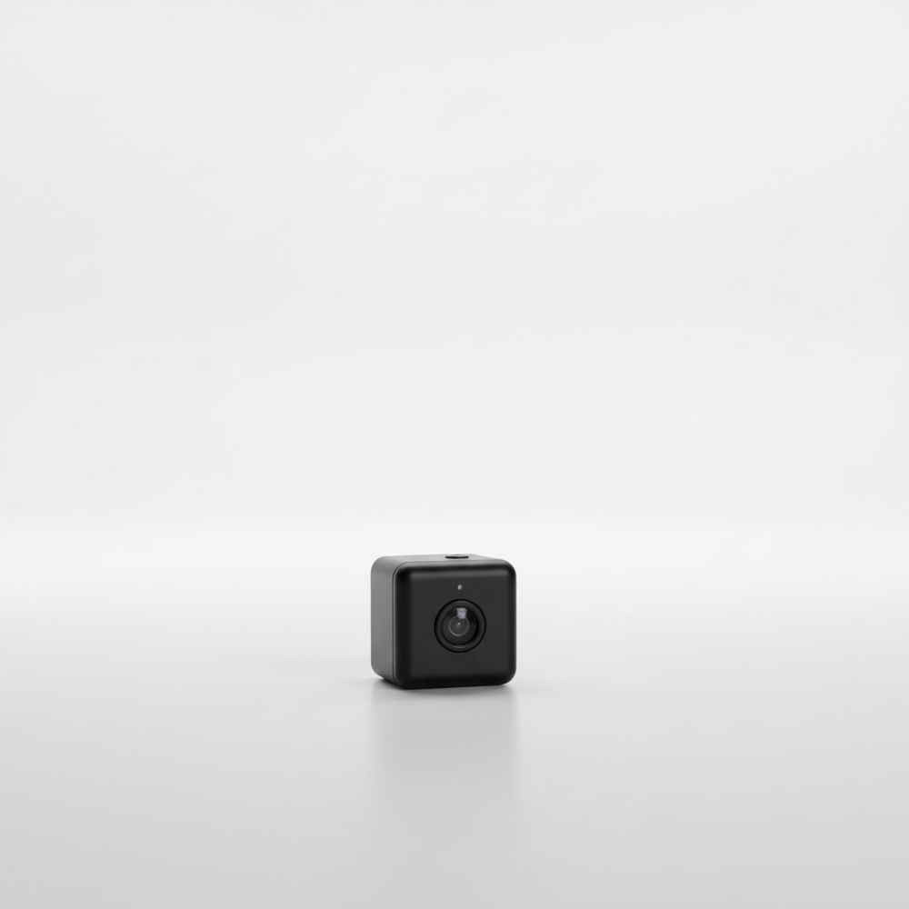 Drahtlose Mini Überwachungskamera IP65 mit Nachtsicht, ideal für einfache & diskrete Sicherheitsüberwachung.