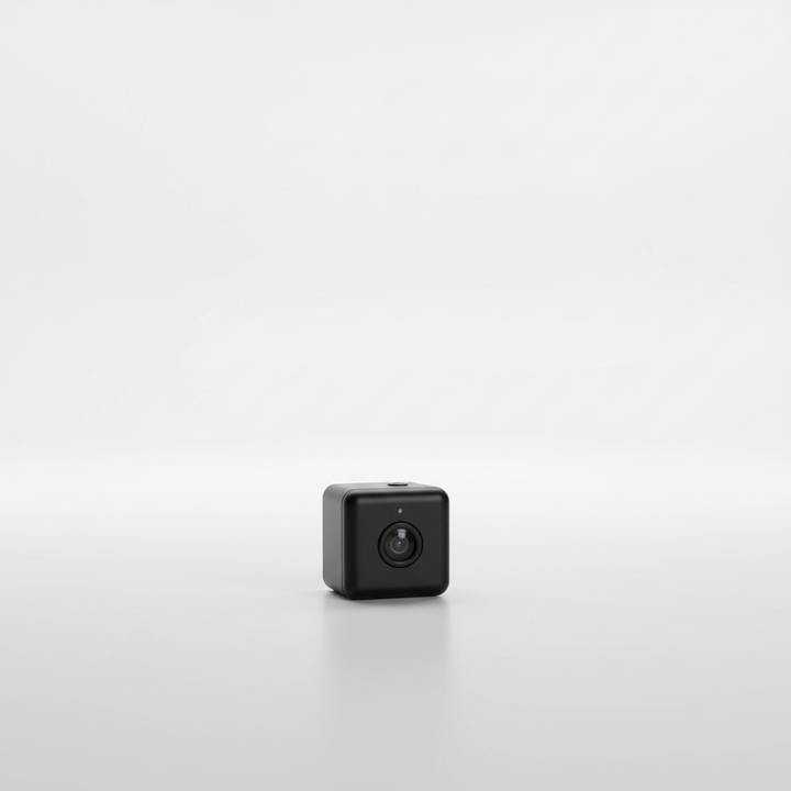 Drahtlose Mini Überwachungskamera IP65 mit Nachtsicht, ideal für einfache & diskrete Sicherheitsüberwachung.