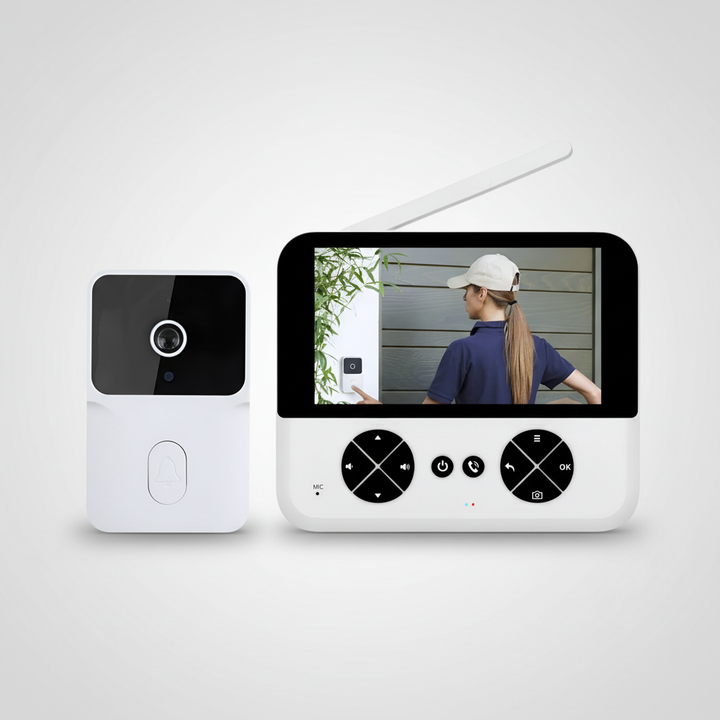 Wetterfeste 4K Video-Türklingel Watchiva für drahtlose Überwachung und sichere Smart Home Zugänge.