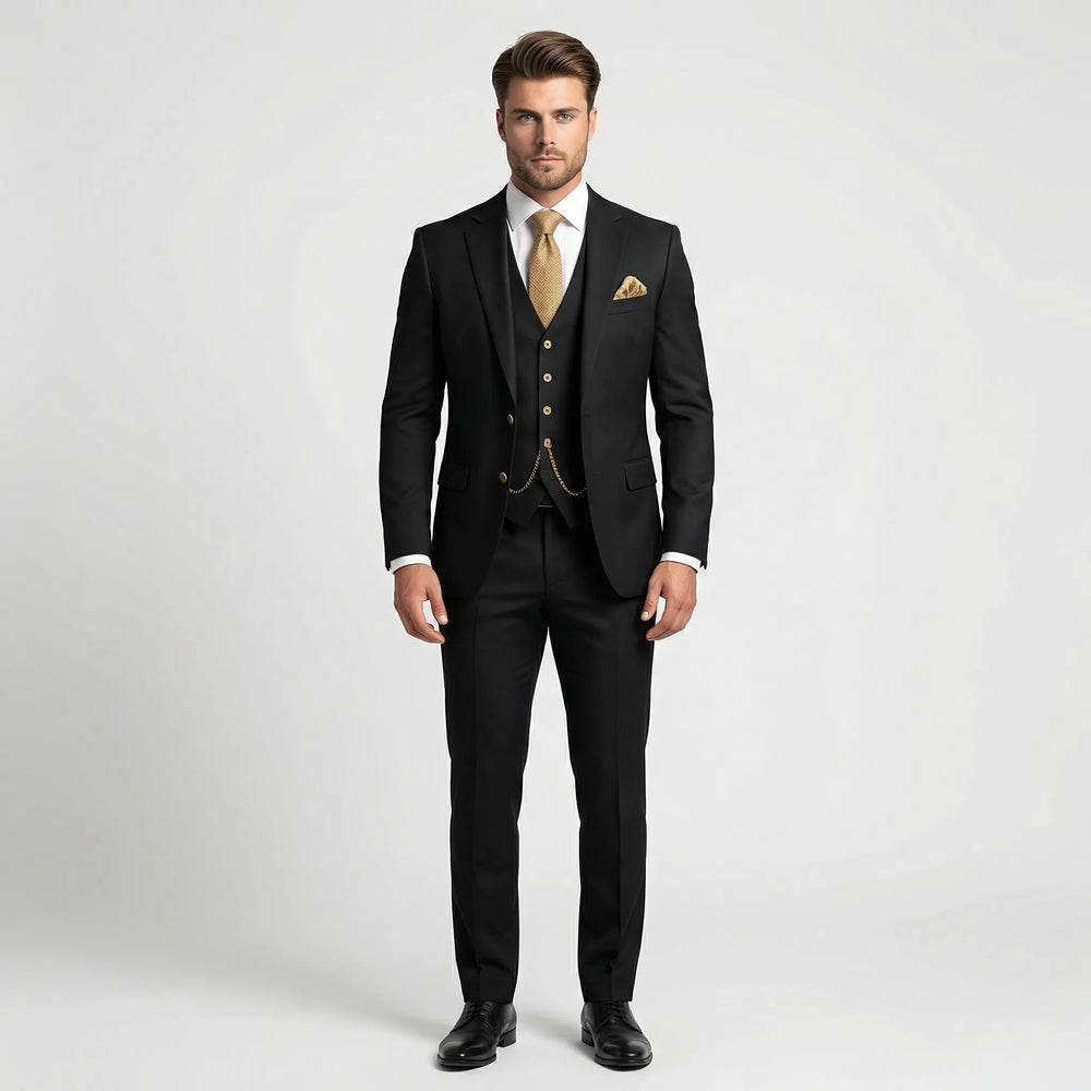 Hochwertiger Slim Fit Anzug Blazer Yannick für Herren. Moderner Schnitt, ideal für Business & elegante Outfits.