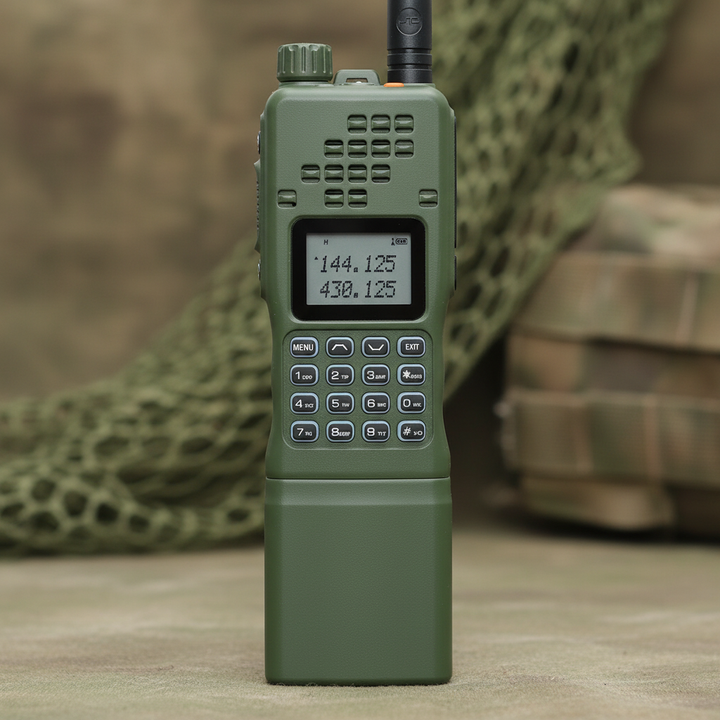 FieldRadioX Dualband Handfunkgerät für zuverlässige Outdoor-Kommunikation, robust & langreichweitig.