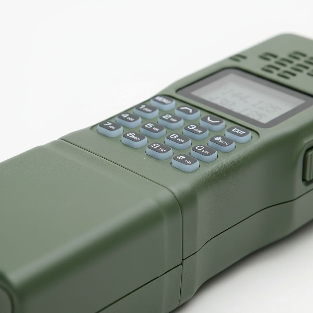 Leistungsstarkes Dualband Funkgerät FieldRadioX mit hoher Reichweite für Outdoor- und Notfallausrüstung.