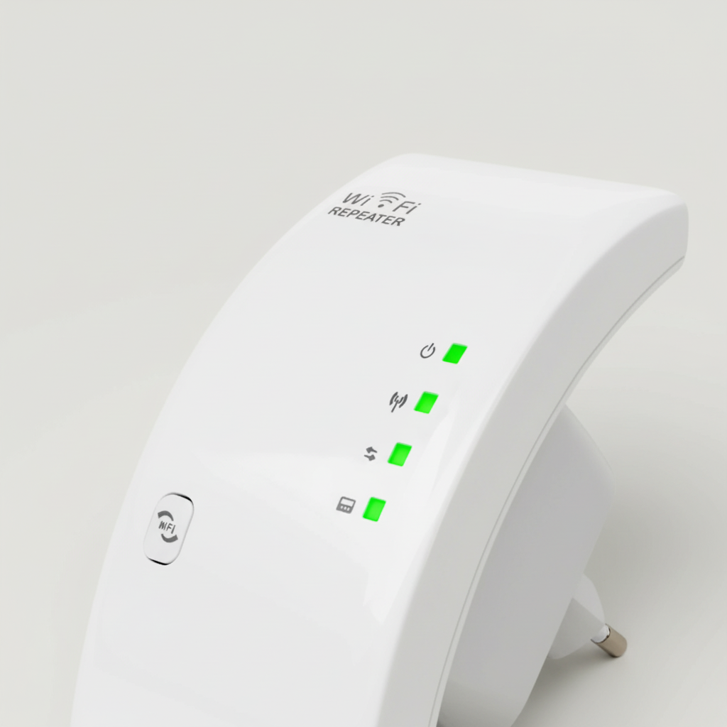 Leistungsstarker WLAN-Signalverstärker NetBoost für flüssiges Internet, Streaming und Gaming ohne Unterbrechungen.