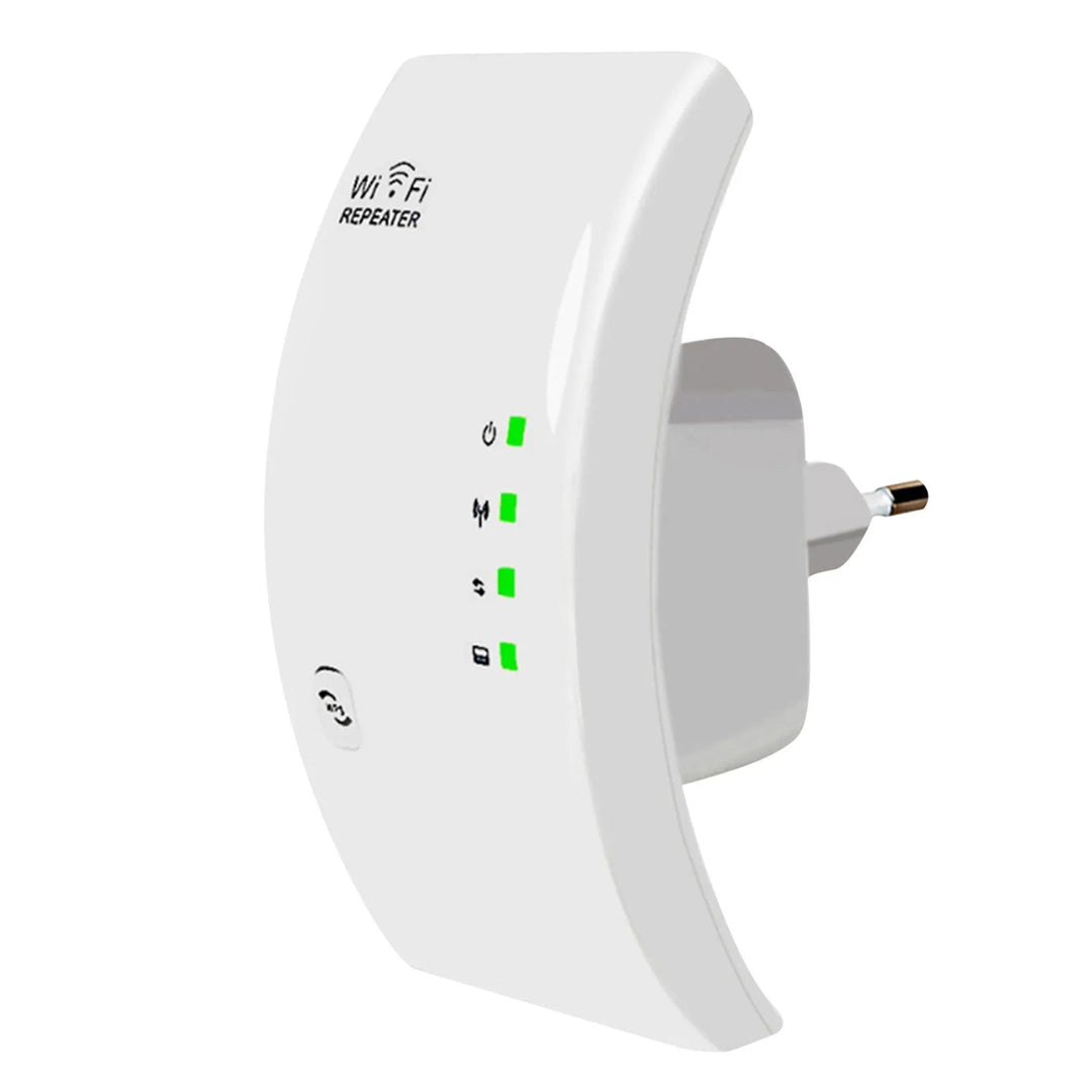 Universeller NetBoost WLAN-Repeater für schnelle Internet-Verbindung und erweitertes Heimnetzwerk; optimiert Technik.