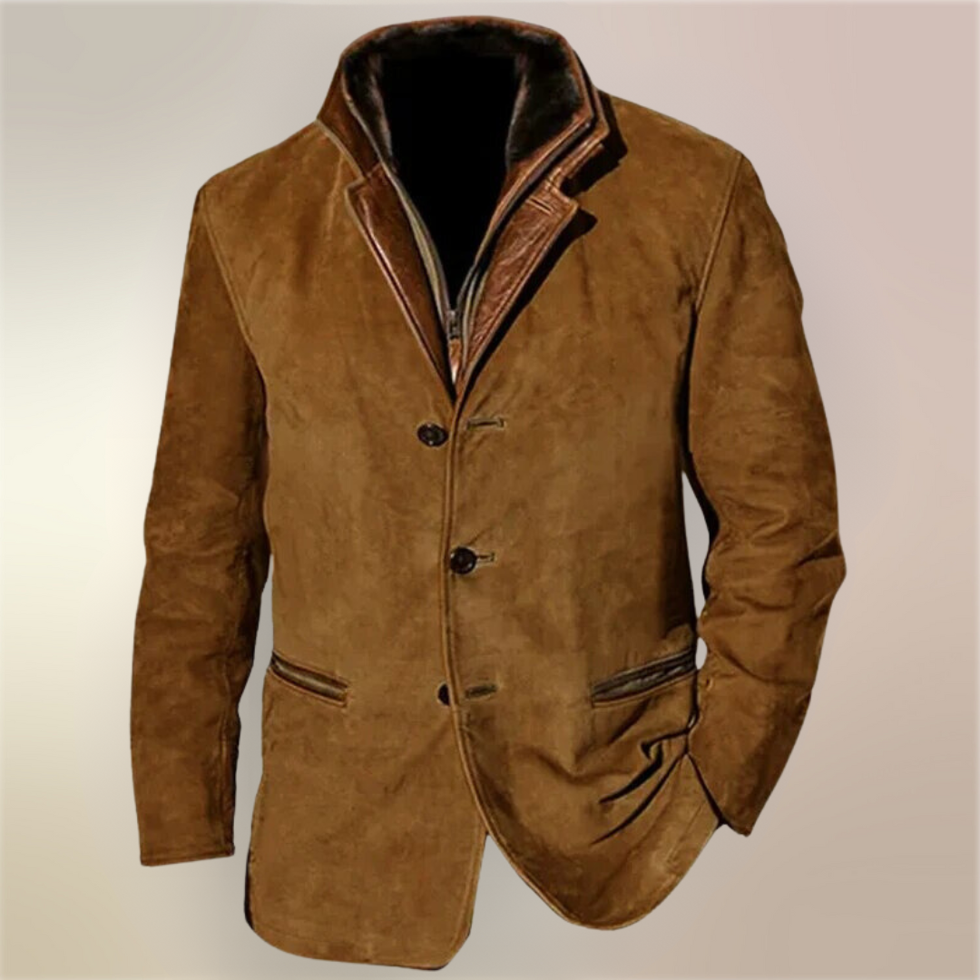 Komfortable Freizeitjacke für Herren. Retro-Übergangsjacke im Vintage-Stil, lässig und modern.