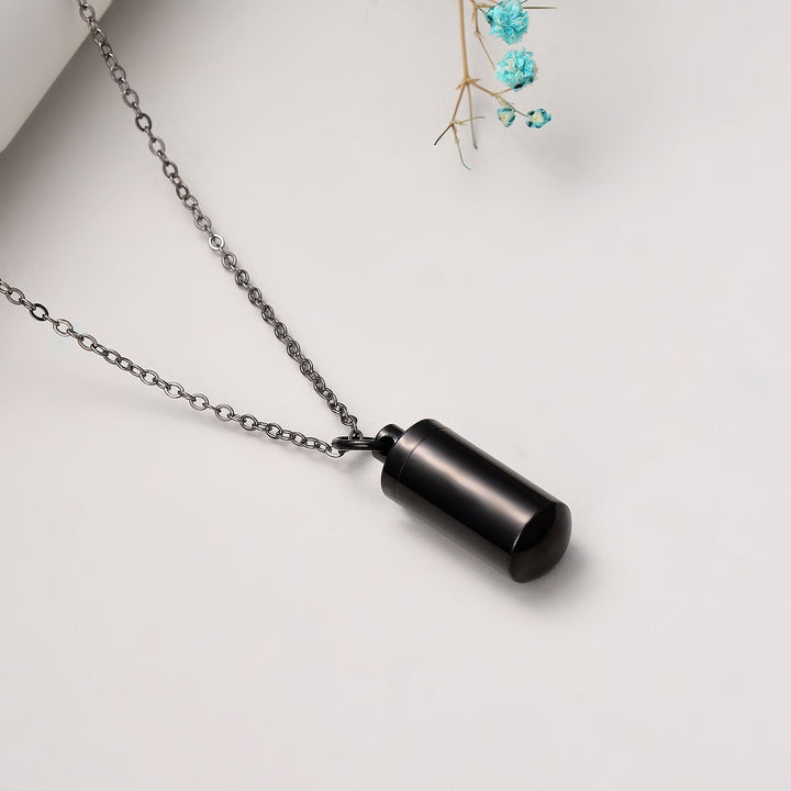 Damen-Halskette, Edelstahl, herzförmiger Urnenanhänger, persönlicher Gedenkschmuck für Erinnerungen.