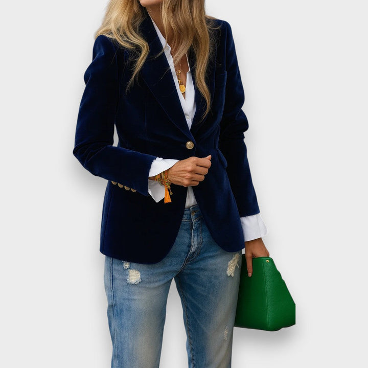 Moderner Büro Blazer für Damen, Langarm, elegant und tailliert, ideal für Smart Casual Looks.