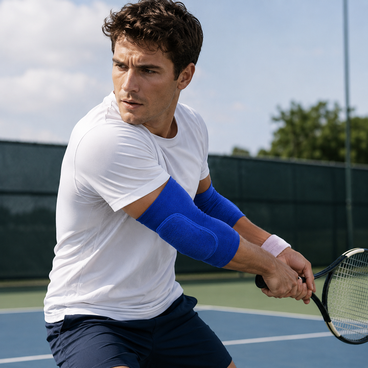 Effektiver Sportschutz: Unisex Ellbogenschoner mit EVA-Polsterung für Stoßdämpfung & Komfort.