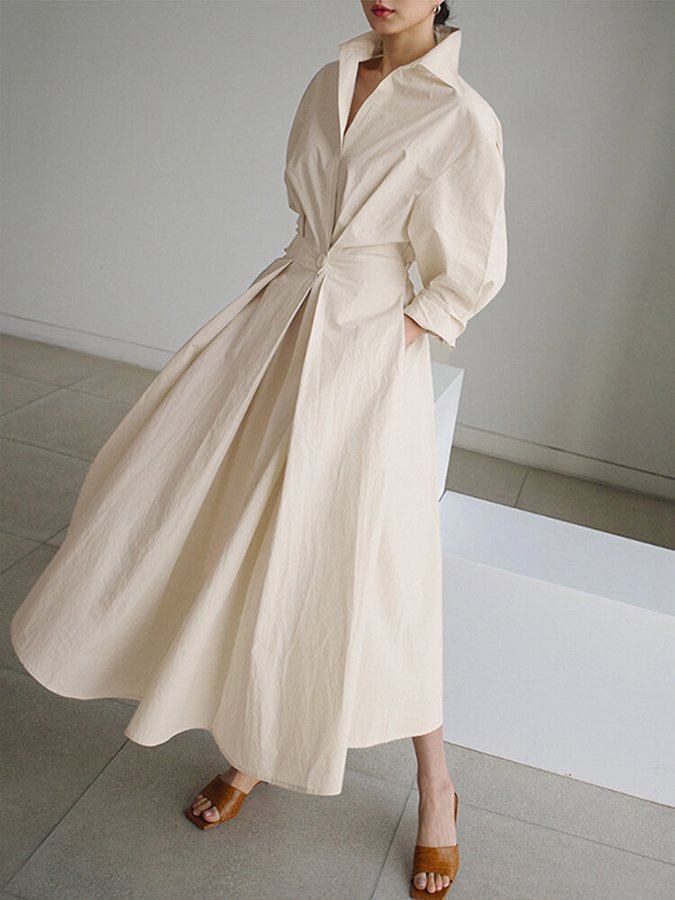 Vielseitiges langes Damen-Sommerkleid, elegant für Alltag und festliche Anlässe. Modisch & bequem.