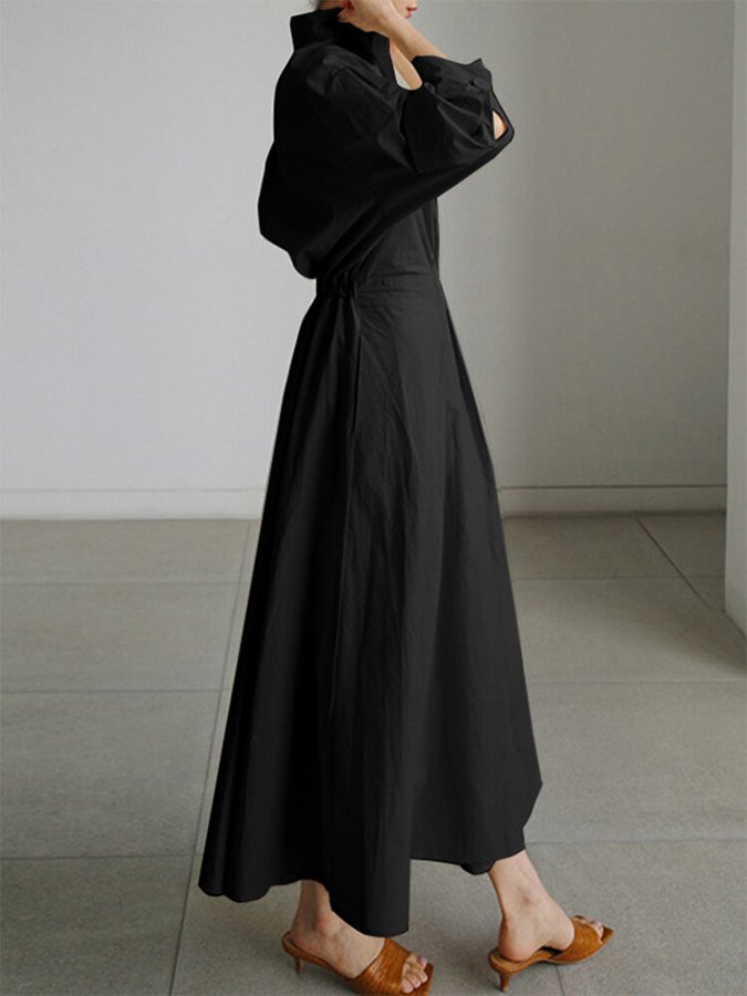 Elegantes, vielseitiges Damen-Sommerkleid, lang, bequem & modisch für festliche und alltägliche Anlässe.