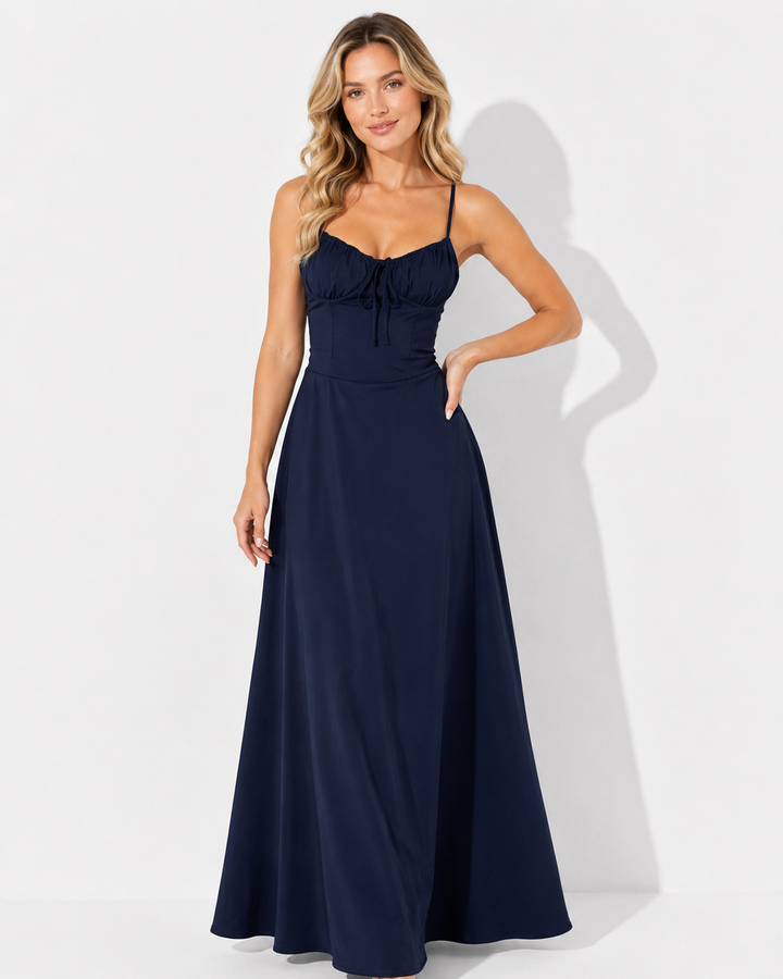 Elegantes Damen Schnürkleid mit figurbetonendem Korsett-Oberteil. Perfektes Abend- & Partykleid.