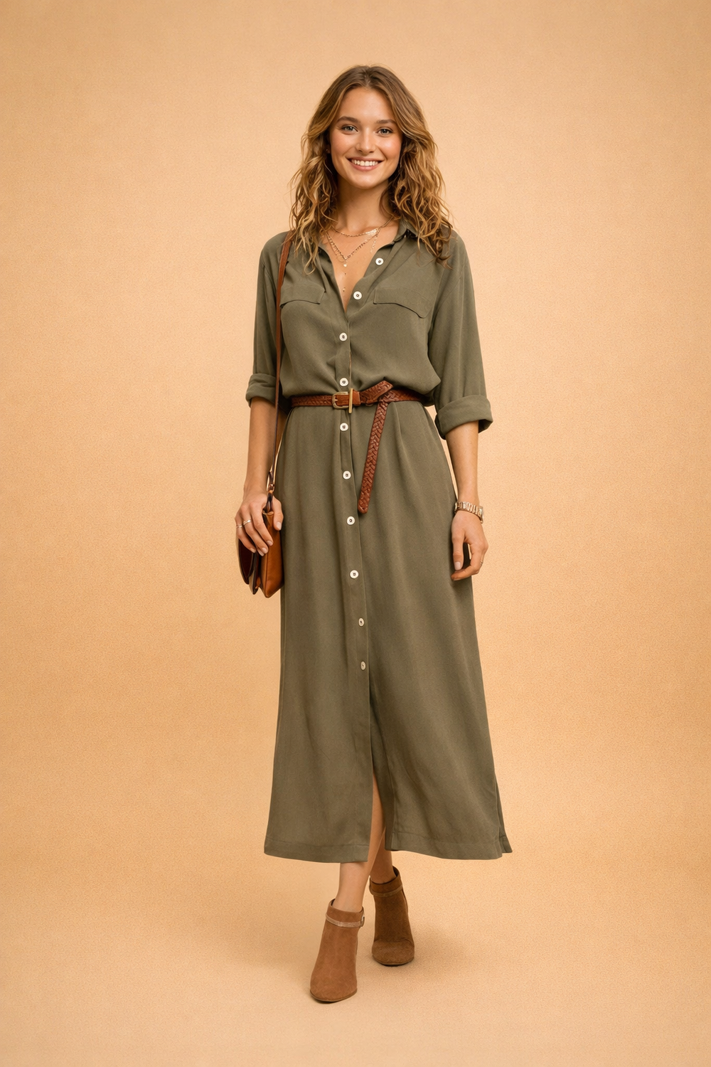 Bequemes Sommerkleid für Damen, stilvoll & modisch. Perfekt für warme Tage und jeden Anlass.