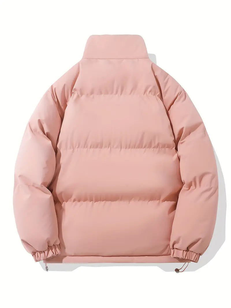 Elegante Damen Winterjacke, gesteppt, dunkelblau, ideal für Outdoor & Freizeit.