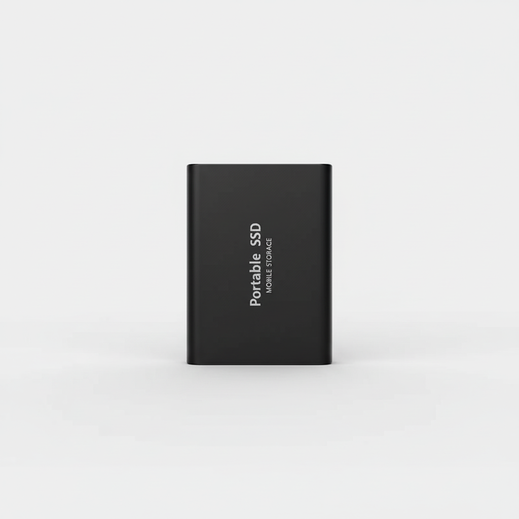 Kompakte, mobile StorePro externe SSD mit 128 TB Speicherplatz und schneller USB 3.1 Verbindung.