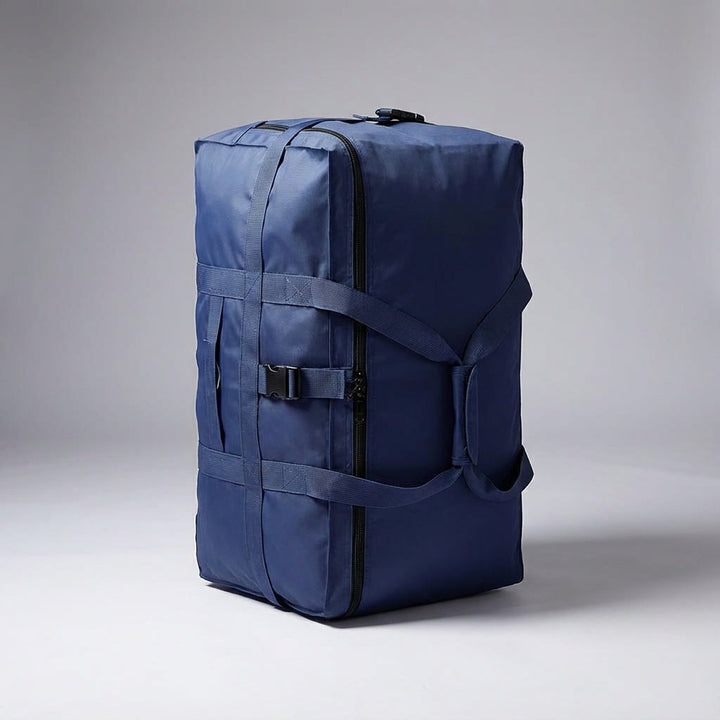 Strapazierfähige, wasserabweisende faltbare Reisetasche, ideal als großes Reisegepäck & Duffle Bag für jeden Urlaub.
