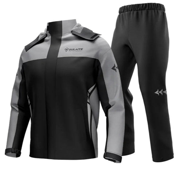 Unisex Regenhose Stormex mit elastischem Bund. Komfortabel und wasserdicht für Wandern, Fahrrad und Outdoor-Sport.