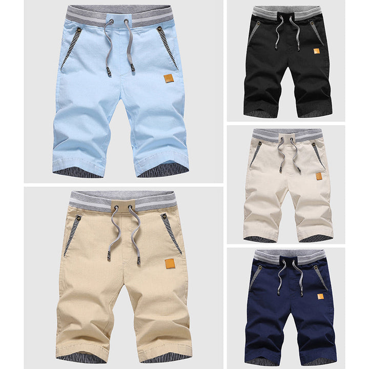 Leichte & bequeme Herren Sommer-Shorts in verschiedenen Farben mit elastischem Bund und Seitentaschen.