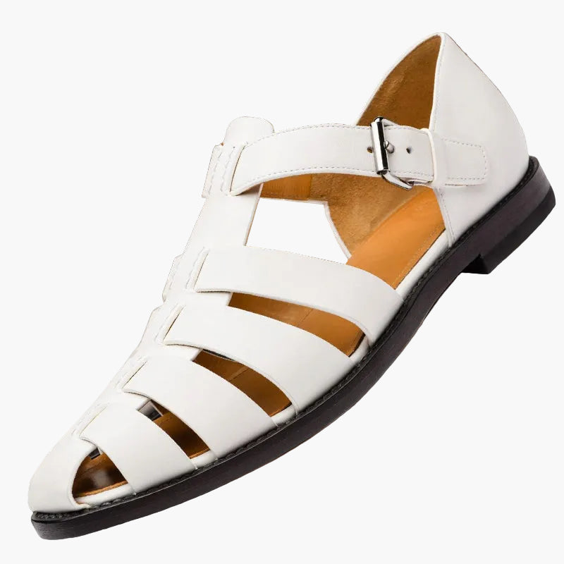 Klassische Herren Fischer-Sandalen für den Sommer. Stilvolle & strapazierfähige Alltags-Sandalen mit Schnallen.