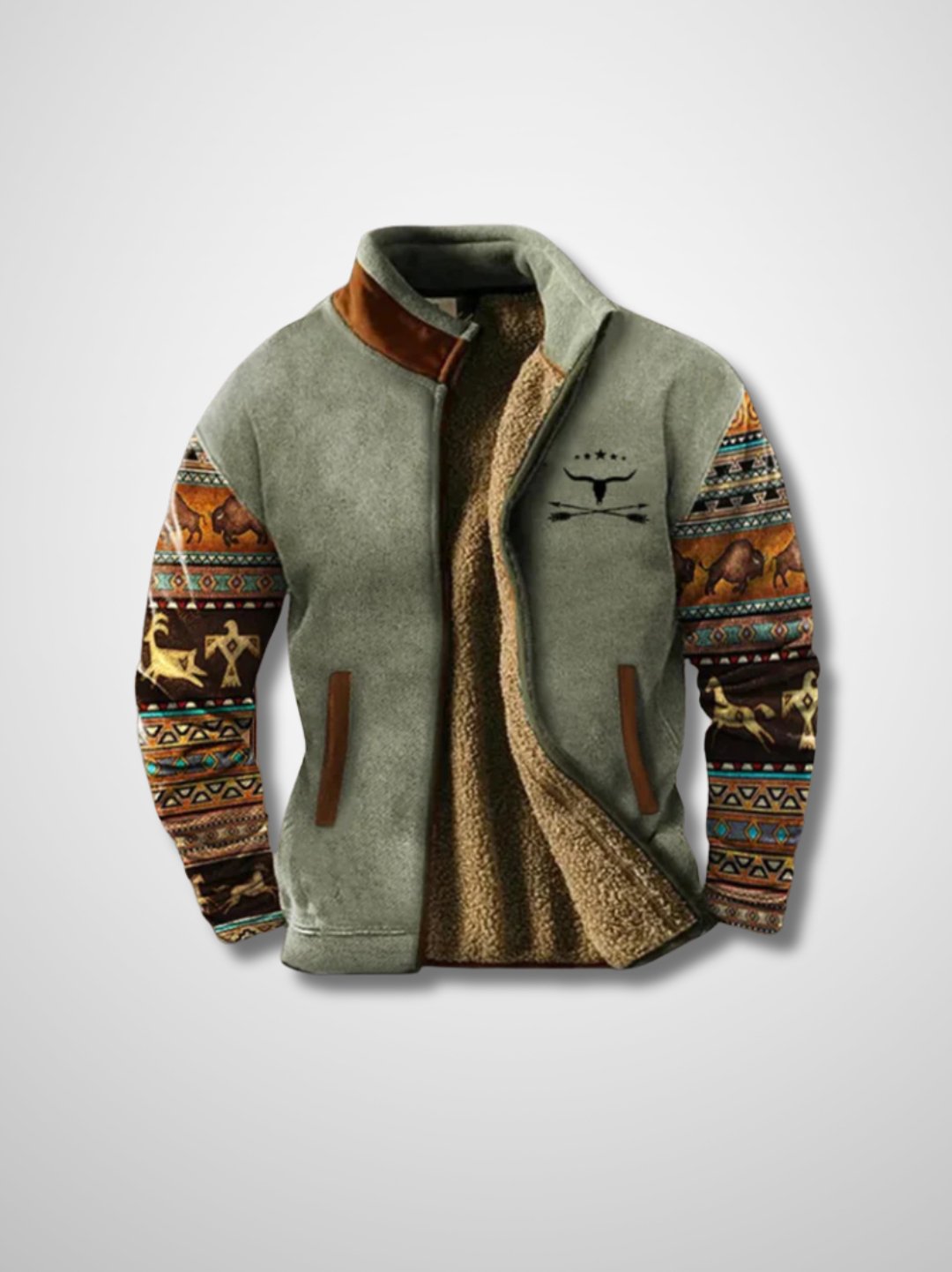 Moderne, leichte Herren Jacke aus Fleece, vielseitig einsetzbar als Übergangsjacke für Freizeit & Sport.