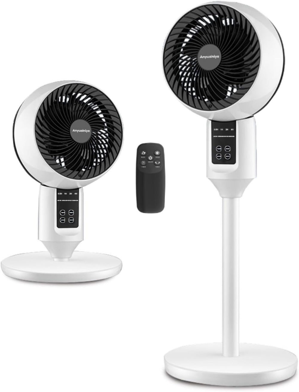 Höhenverstellbarer Standventilator mit leisem Betrieb für optimale Luftzirkulation im Raum.
