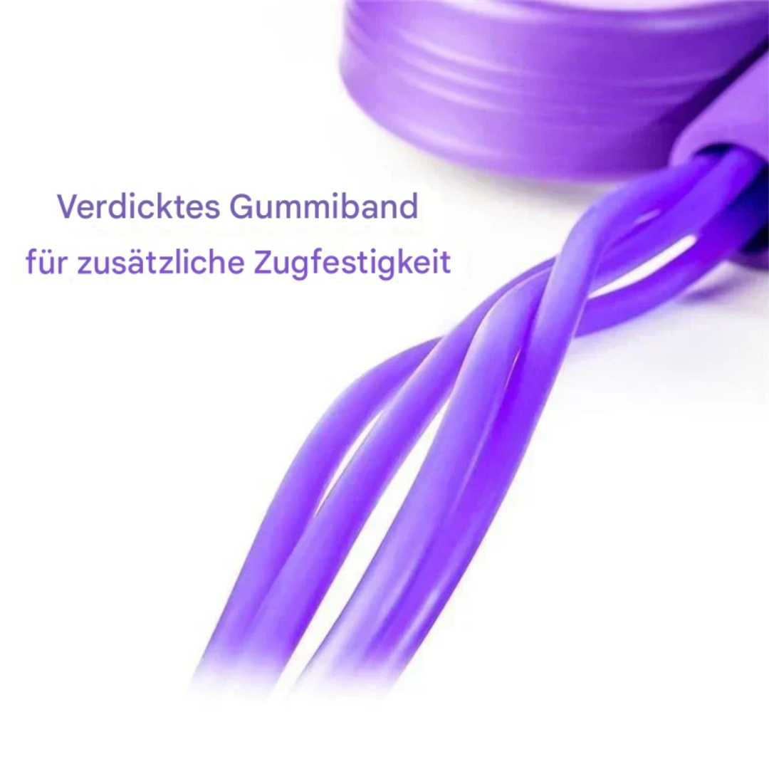 Flexibles Übungsband für Heimtraining; perfekt für Muskelaufbau, Dehnung und Kalorienverbrennung.