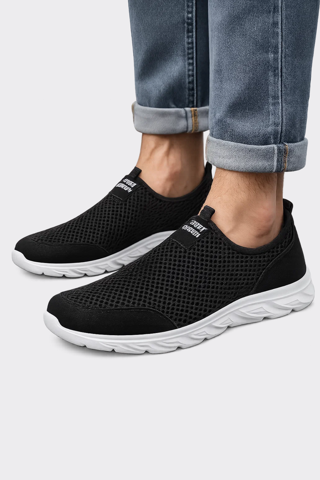 Herren Slip-On Sneaker, atmungsaktiv & leicht, ideal für Freizeit & Alltag. Komfortable Herrenschuhe.