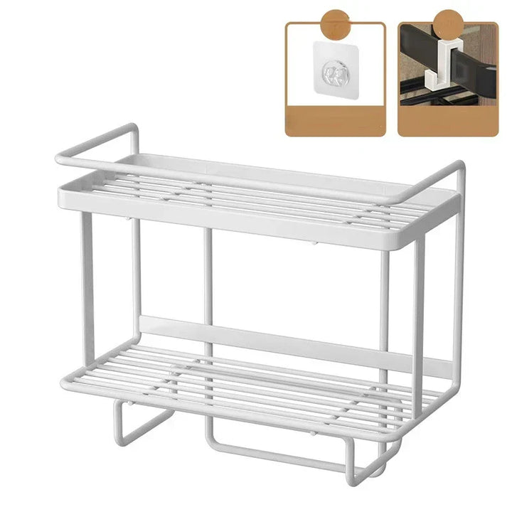 LooShelf Badregal freihängend, ideal für Handtücher & Badaccessoires, bohrfrei.