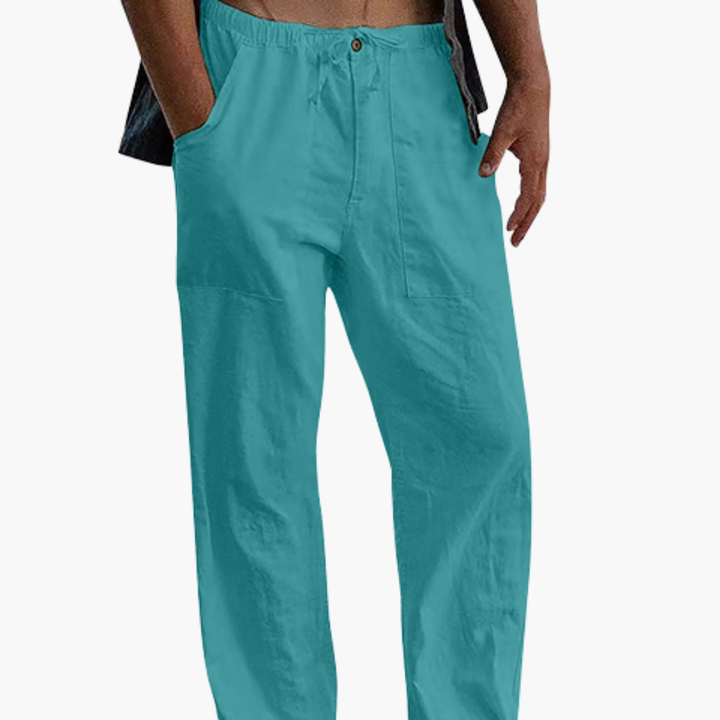 Bequeme und vielseitige Männerhose, perfekt für Freizeit, Urlaub und Relaxen.