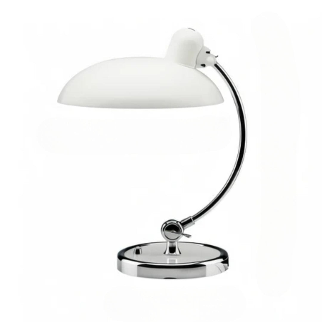 Metall-Tischlampe im Retro-Design, verstellbar, ideal als Leselampe oder moderne Bürolampe.