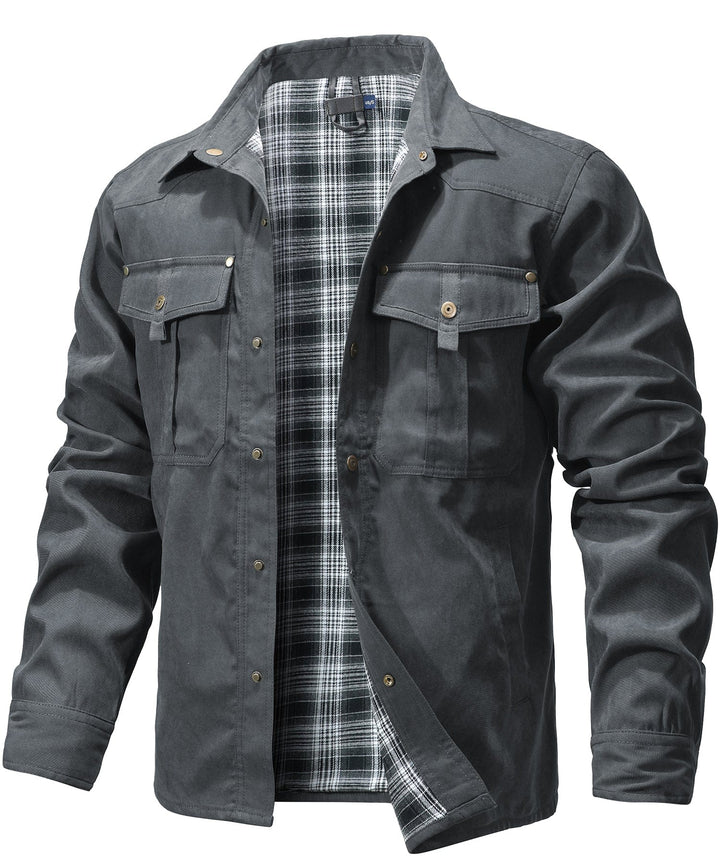 Lässige Herren Freizeitjacke im modernen Design, ideal als Übergangsjacke für Stadt & Natur.