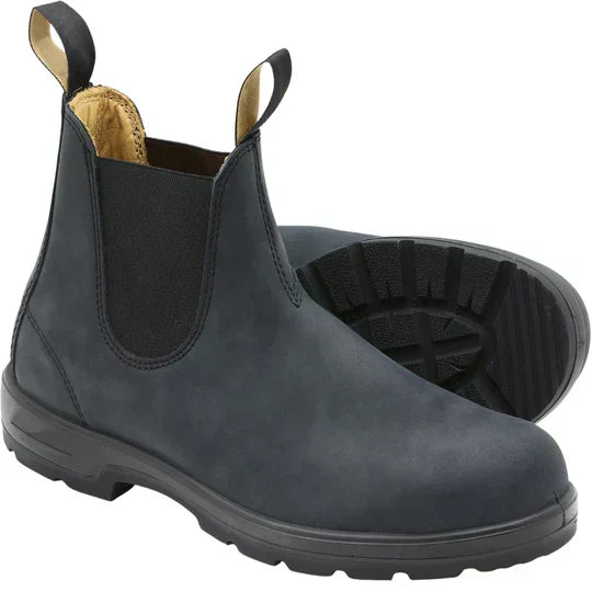 Klassische Herren Chelsea-Stiefel mit elastischen Einsätzen. Wasserdicht & bequem für ganzjährigen Tragekomfort.