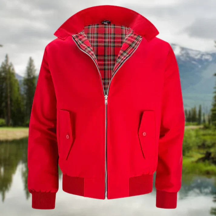 Stilvolle Herren Harrington-Jacke, vielseitige Übergangsjacke für Freizeit und Alltag. Zeitlos modische Männerkleidung.
